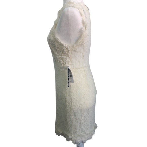 Lord & Taylor Design Lab Lace Dress Ivory Size Large NWT - Picture 2 of 15